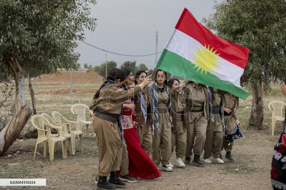 Democratic Party of Iranian Kurdistan Celebrates Nowruz in Baharka - Iraq