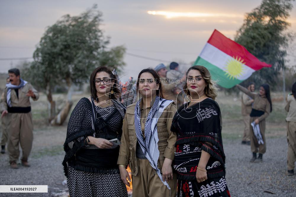 Democratic Party of Iranian Kurdistan Celebrates Nowruz in Baharka - Iraq