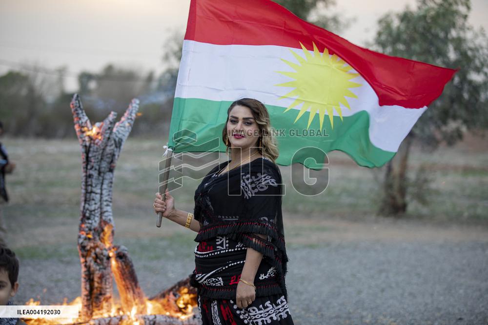 Democratic Party of Iranian Kurdistan Celebrates Nowruz in Baharka - Iraq