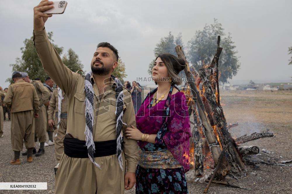 Democratic Party of Iranian Kurdistan Celebrates Nowruz in Baharka - Iraq