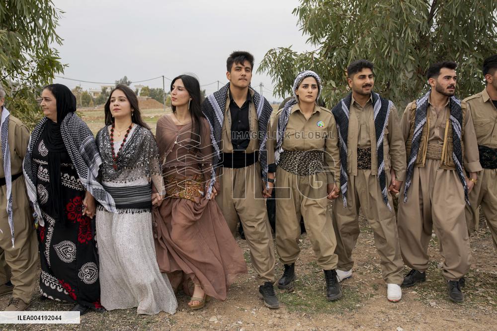 Democratic Party of Iranian Kurdistan Celebrates Nowruz in Baharka - Iraq