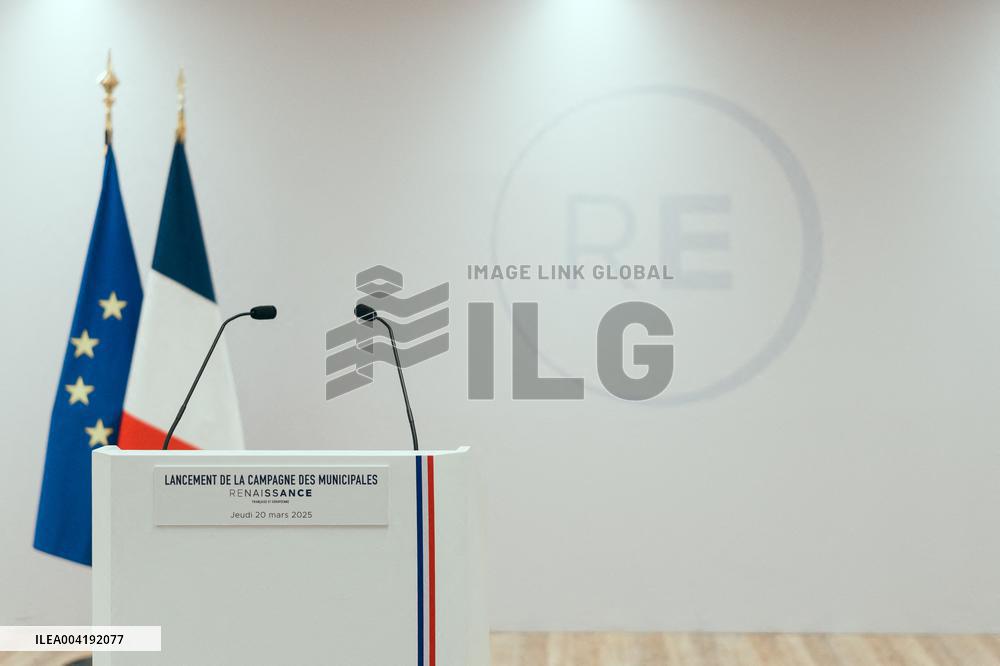 Renaissance Press Conference for the 2026 Municipal Elections - Paris AJ