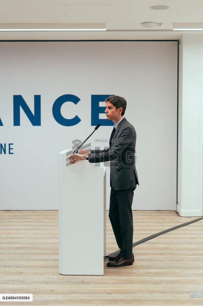 Renaissance Press Conference for the 2026 Municipal Elections - Paris AJ