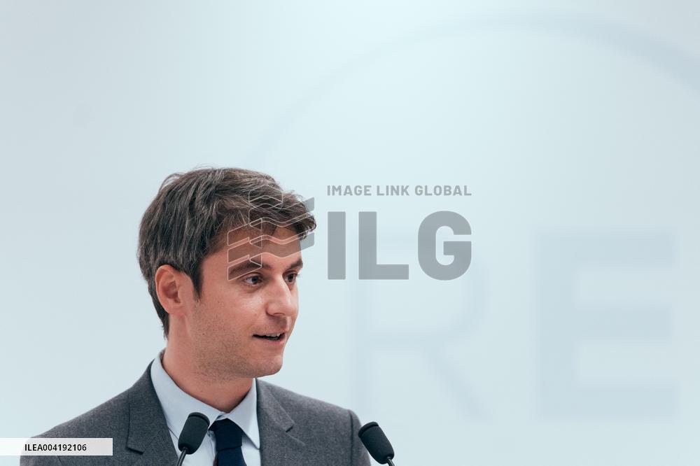 Renaissance Press Conference for the 2026 Municipal Elections - Paris AJ