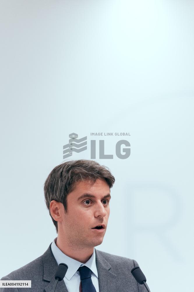 Renaissance Press Conference for the 2026 Municipal Elections - Paris AJ