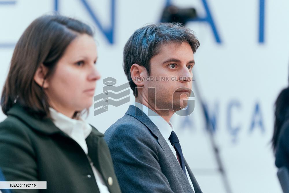 Renaissance Press Conference for the 2026 Municipal Elections - Paris AJ