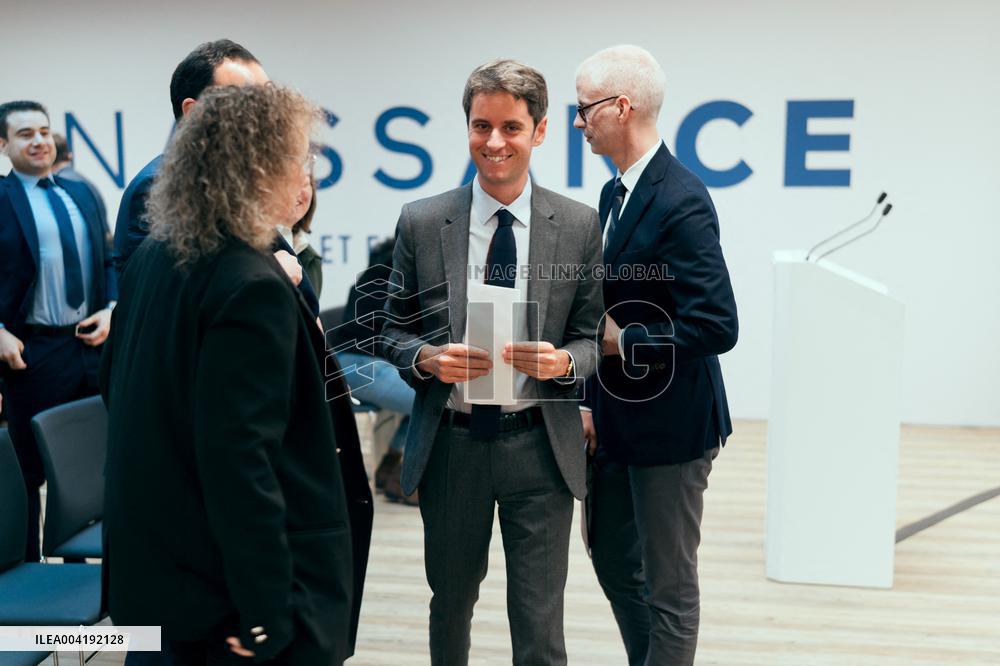 Renaissance Press Conference for the 2026 Municipal Elections - Paris AJ