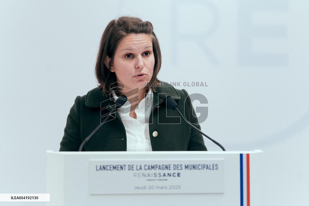 Renaissance Press Conference for the 2026 Municipal Elections - Paris AJ