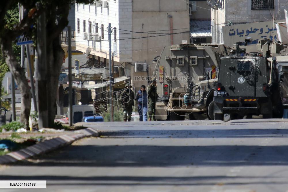 Israeli Military Operation  In Al-Ain Refugee Camp - Nablus