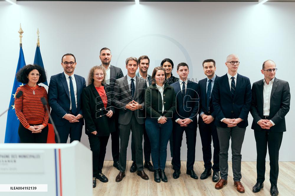 Renaissance Press Conference for the 2026 Municipal Elections - Paris AJ