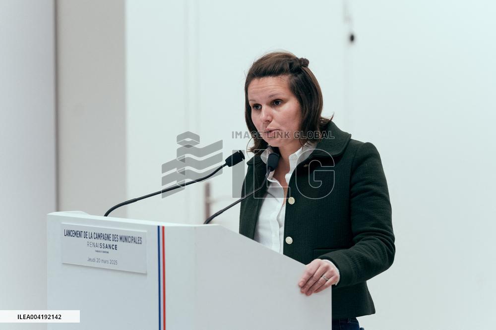 Renaissance Press Conference for the 2026 Municipal Elections - Paris AJ