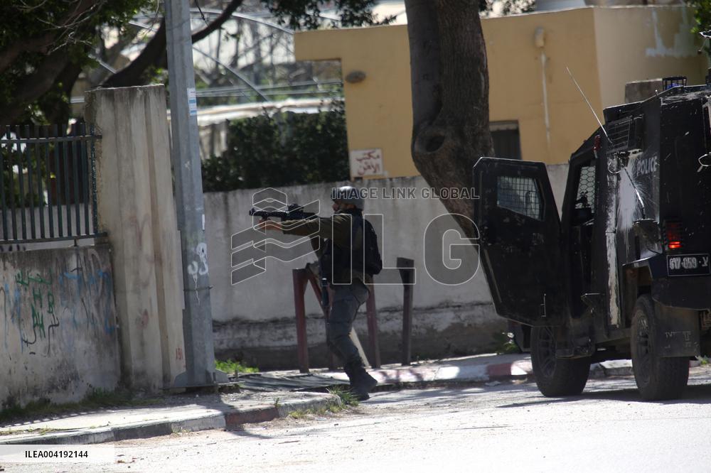 Israeli Military Operation  In Al-Ain Refugee Camp - Nablus