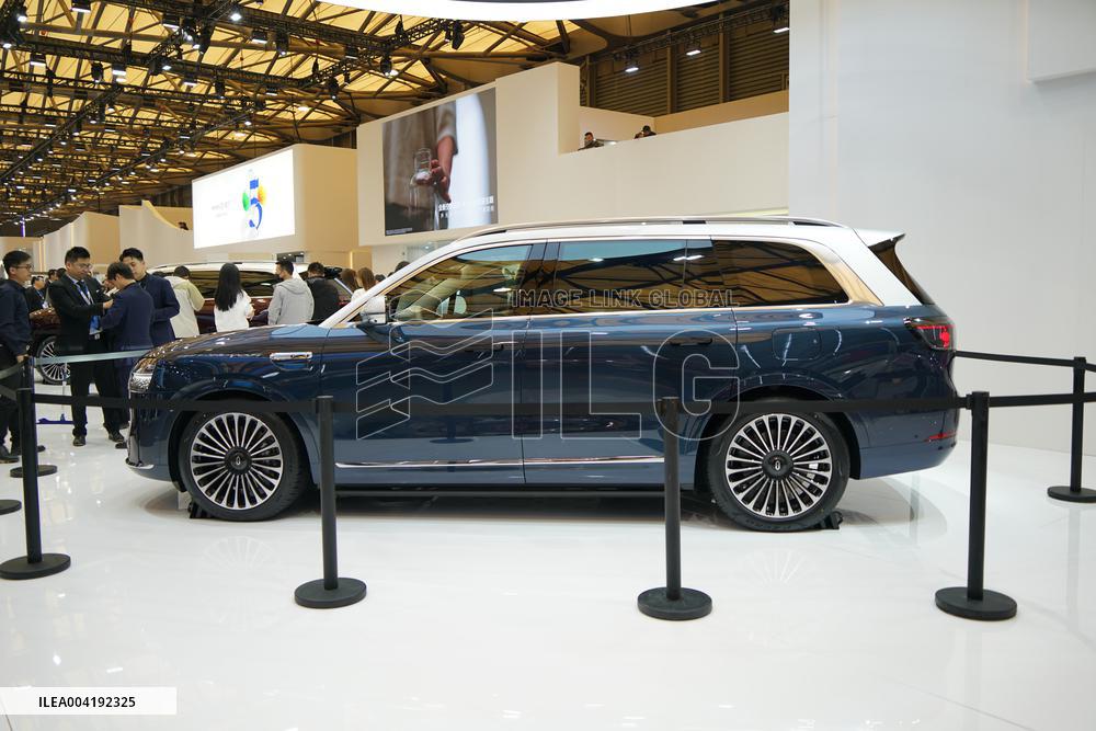 AITO M9 Vehicle AT AWE2025 in Shanghai