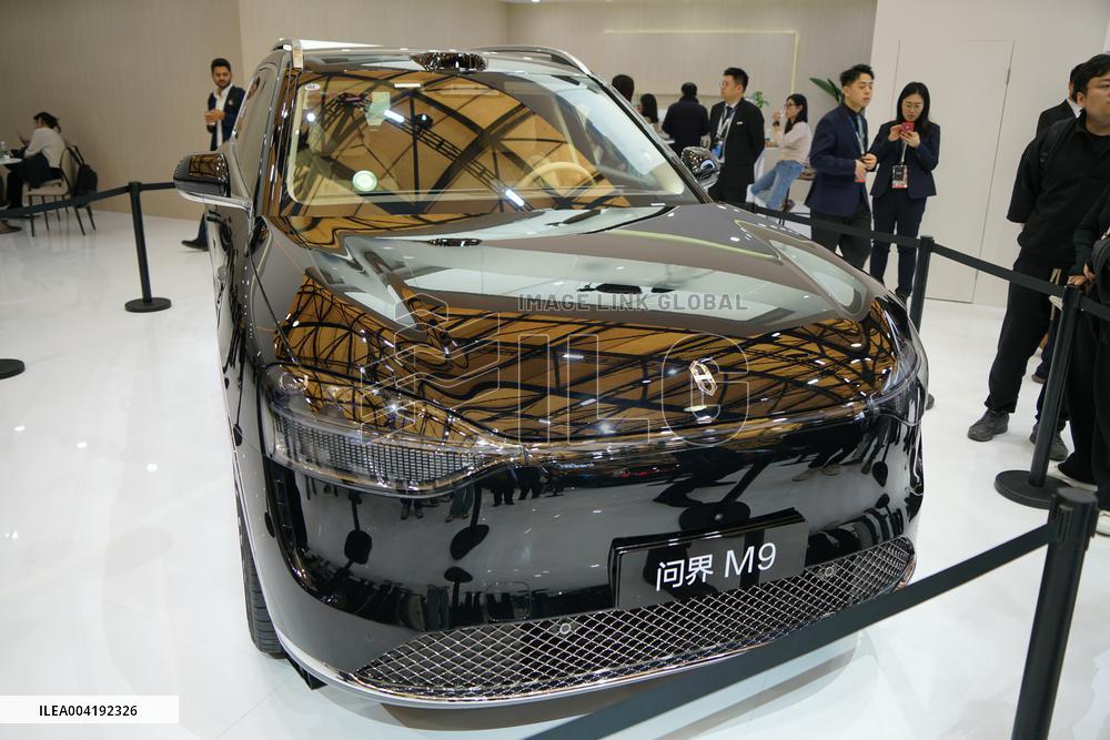 AITO M9 Vehicle AT AWE2025 in Shanghai