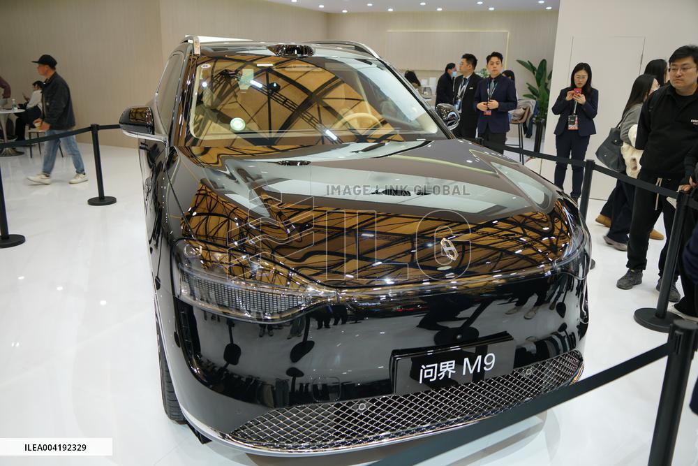 AITO M9 Vehicle AT AWE2025 in Shanghai
