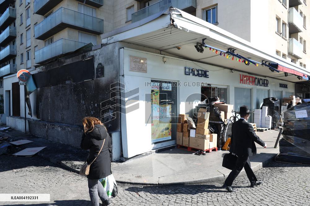 Attempted Arson Attack On Hypercacher Kosher Supermarket - Paris