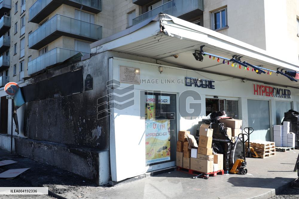 Attempted Arson Attack On Hypercacher Kosher Supermarket - Paris