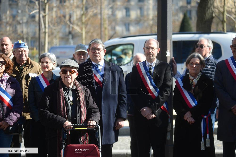 Commemoration Ceremony for the End of the Algerian War - Paris