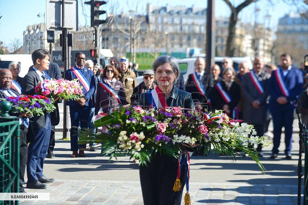 Commemoration Ceremony for the End of the Algerian War - Paris