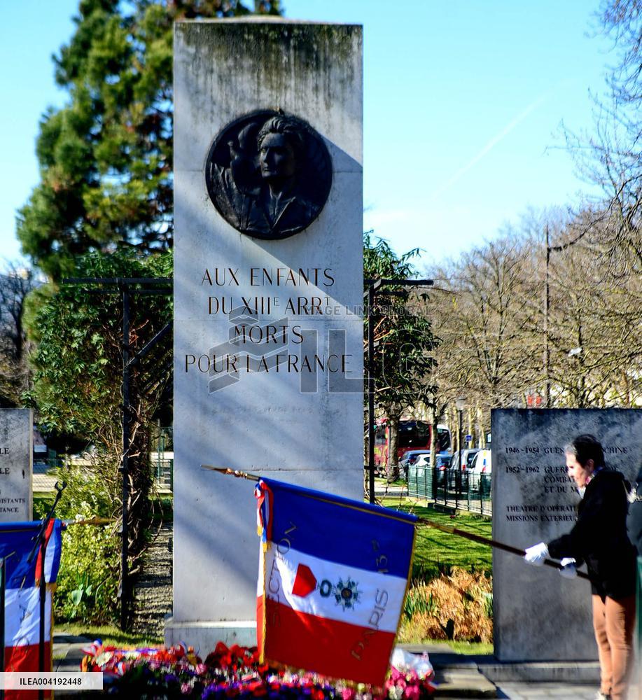 Commemoration Ceremony for the End of the Algerian War - Paris