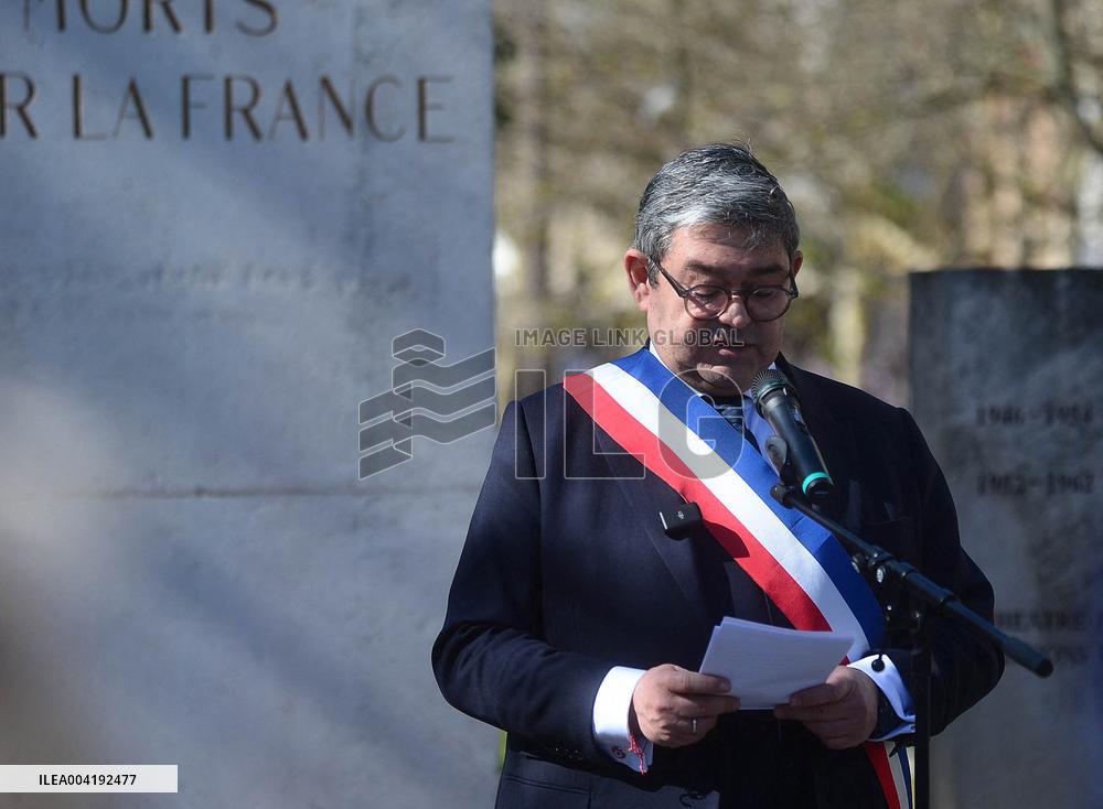 Commemoration Ceremony for the End of the Algerian War - Paris