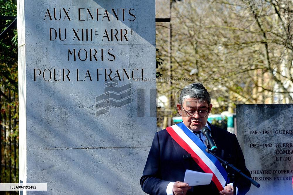 Commemoration Ceremony for the End of the Algerian War - Paris