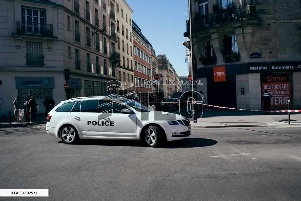 Bomb alert at Caroline Dorian High School - Paris AJ