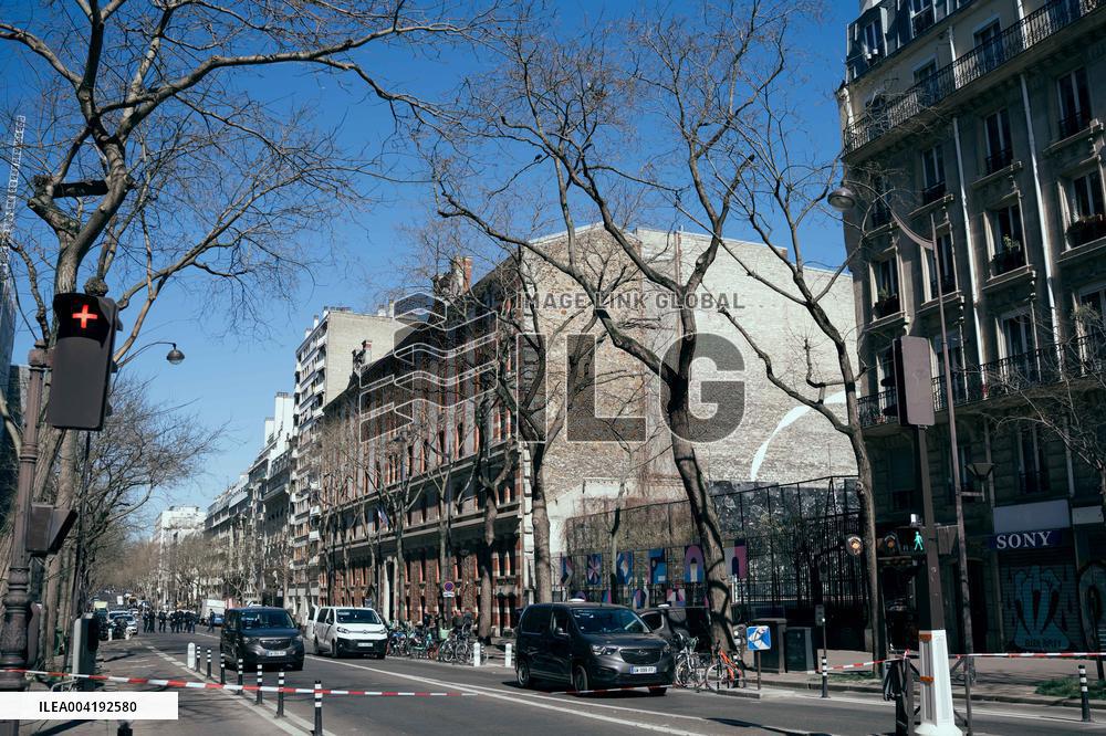 Bomb alert at Caroline Dorian High School - Paris AJ