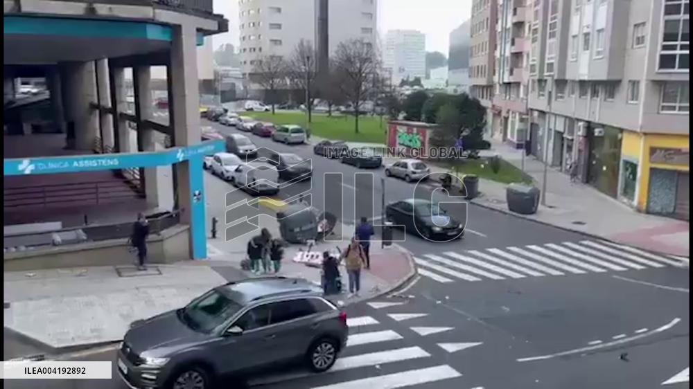 Spain: A Coruña Under Yellow Warning as Martinho Nears