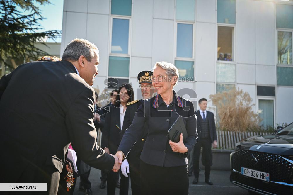 Borne Visits the High School Hector Berlioz - Vincennes