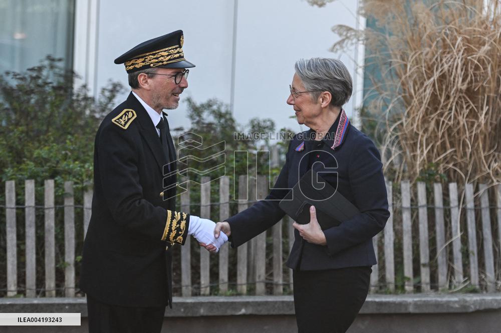 Borne Visits the High School Hector Berlioz - Vincennes