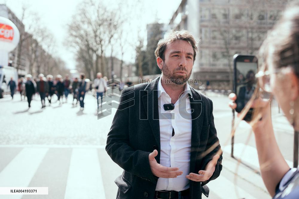 Retirees demonstration organized by the CGT - Paris AJ