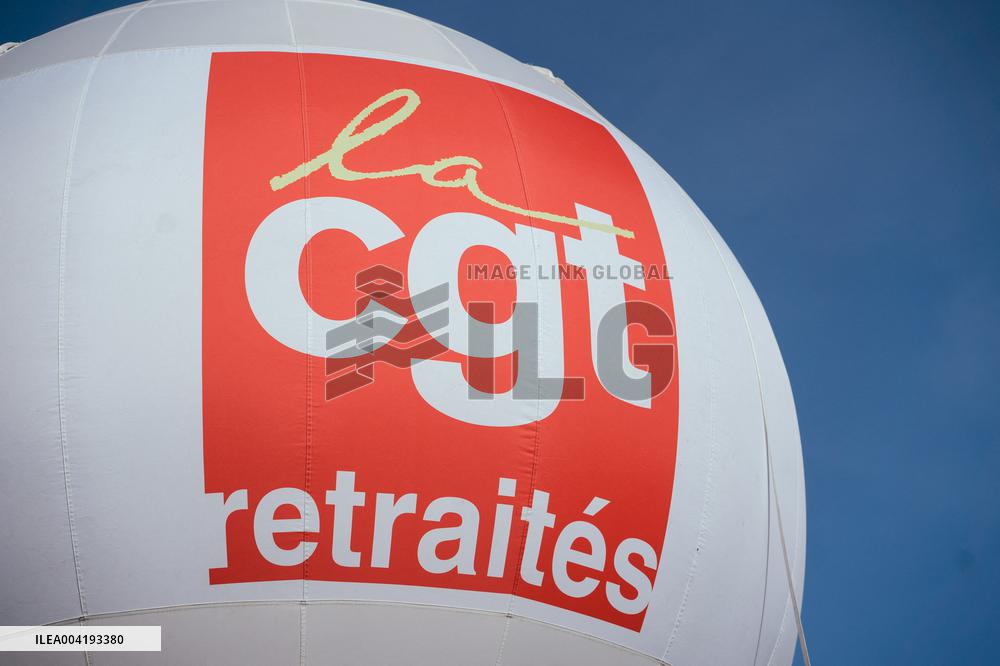 Retirees demonstration organized by the CGT - Paris AJ