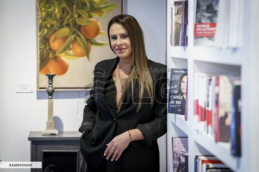 Karla Sofia Gascon Presents Her New Book - Madrid