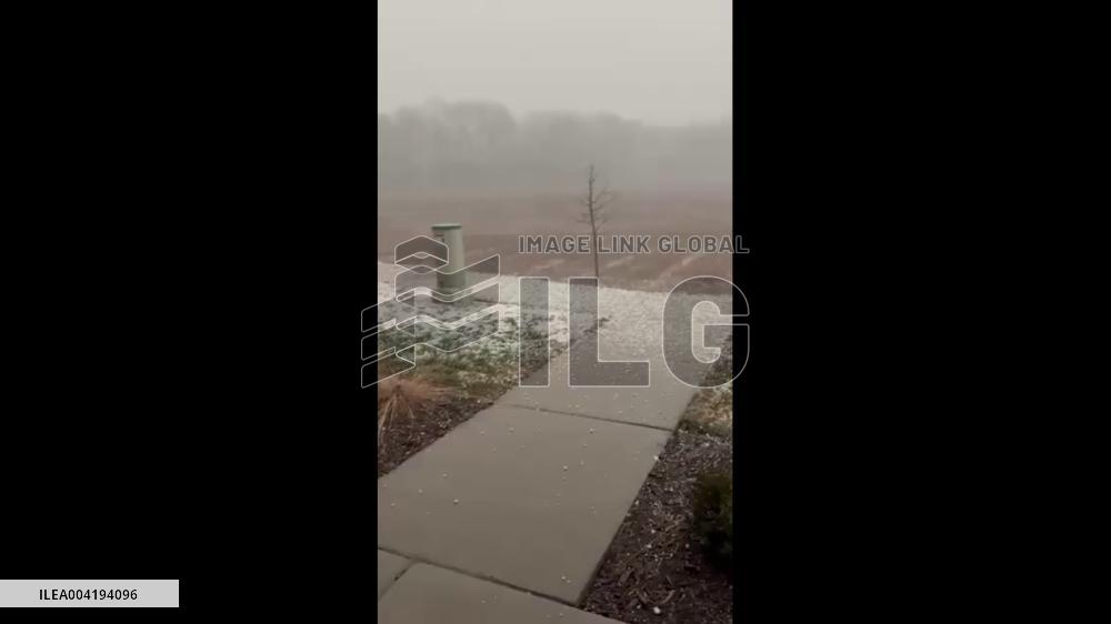 US: Hail Pelts Chicago Metropolitan Area as Severe Storms Move in