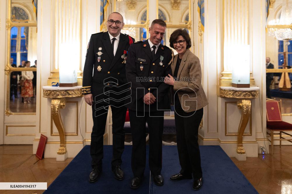 Medal Ceremony for Firefighters at the Ministry of Culture - Paris RL