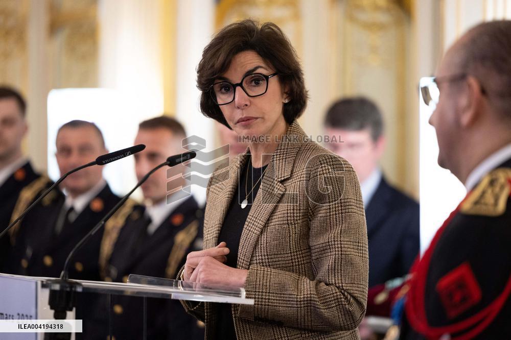 Medal Ceremony for Firefighters at the Ministry of Culture - Paris RL
