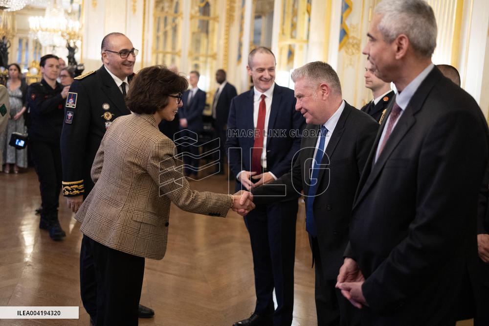 Medal Ceremony for Firefighters at the Ministry of Culture - Paris RL