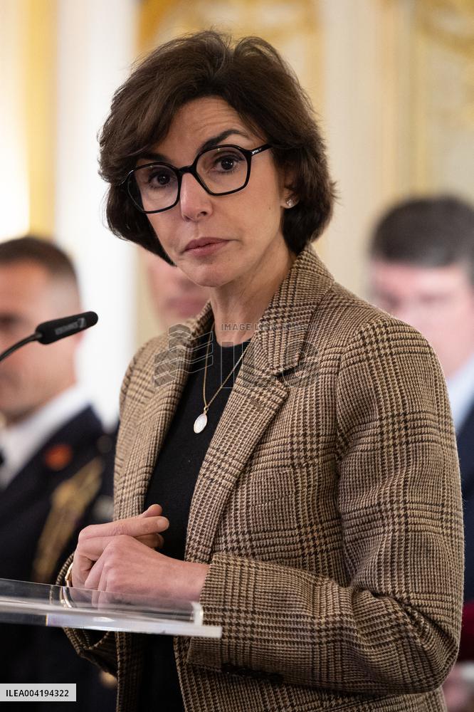 Medal Ceremony for Firefighters at the Ministry of Culture - Paris RL