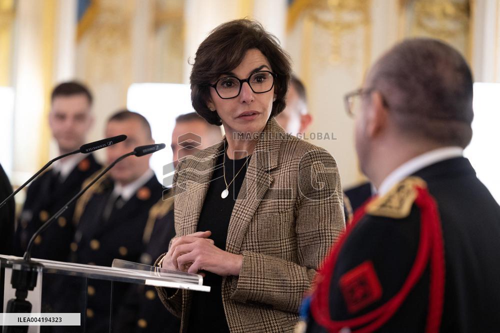 Medal Ceremony for Firefighters at the Ministry of Culture - Paris RL