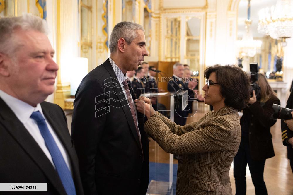 Medal Ceremony for Firefighters at the Ministry of Culture - Paris RL