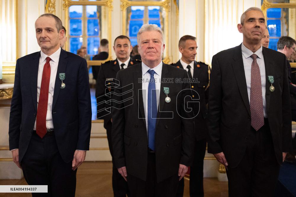 Medal Ceremony for Firefighters at the Ministry of Culture - Paris RL