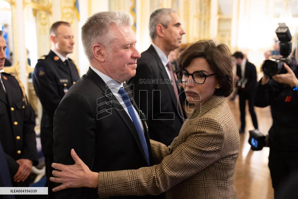 Medal Ceremony for Firefighters at the Ministry of Culture - Paris RL