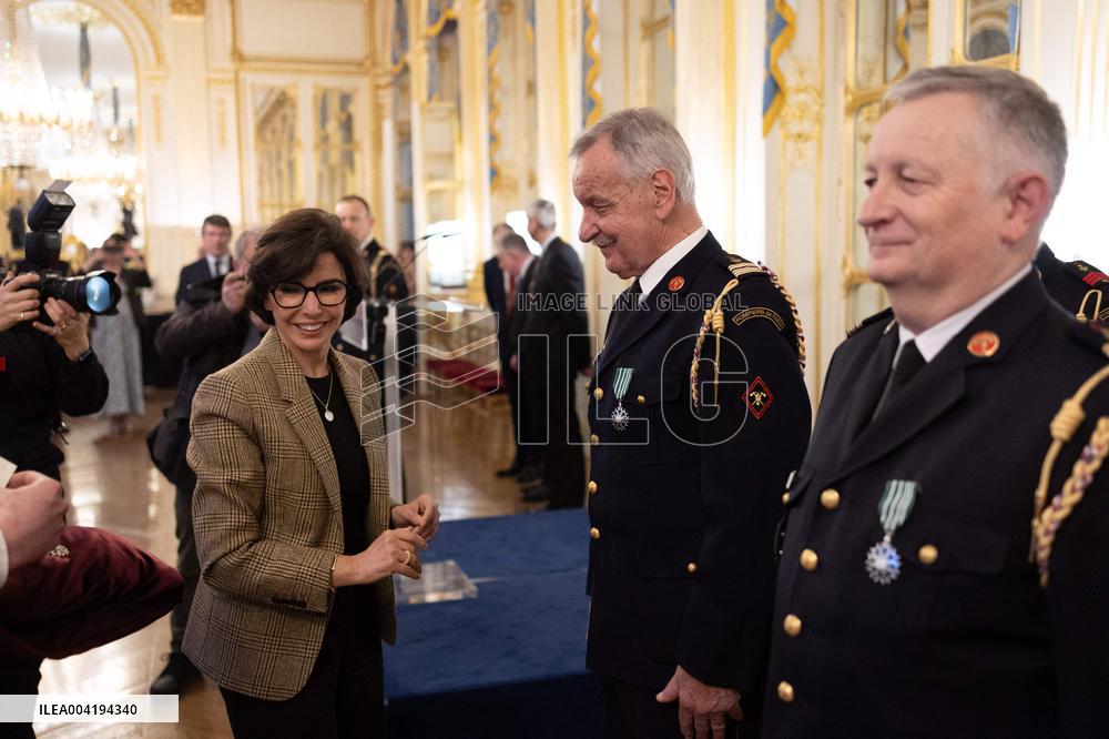 Medal Ceremony for Firefighters at the Ministry of Culture - Paris RL