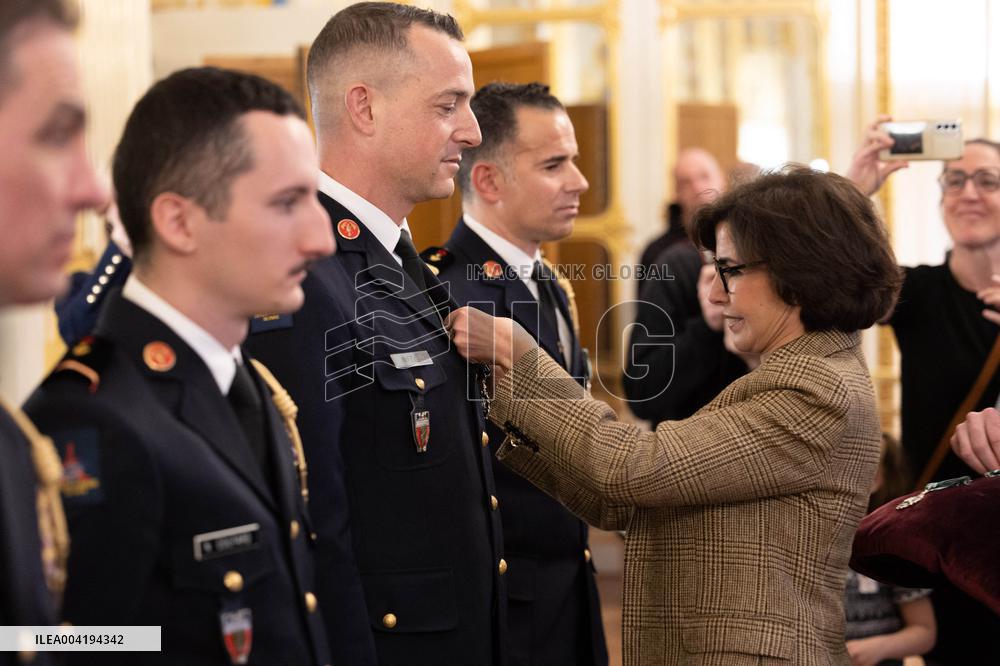Medal Ceremony for Firefighters at the Ministry of Culture - Paris RL