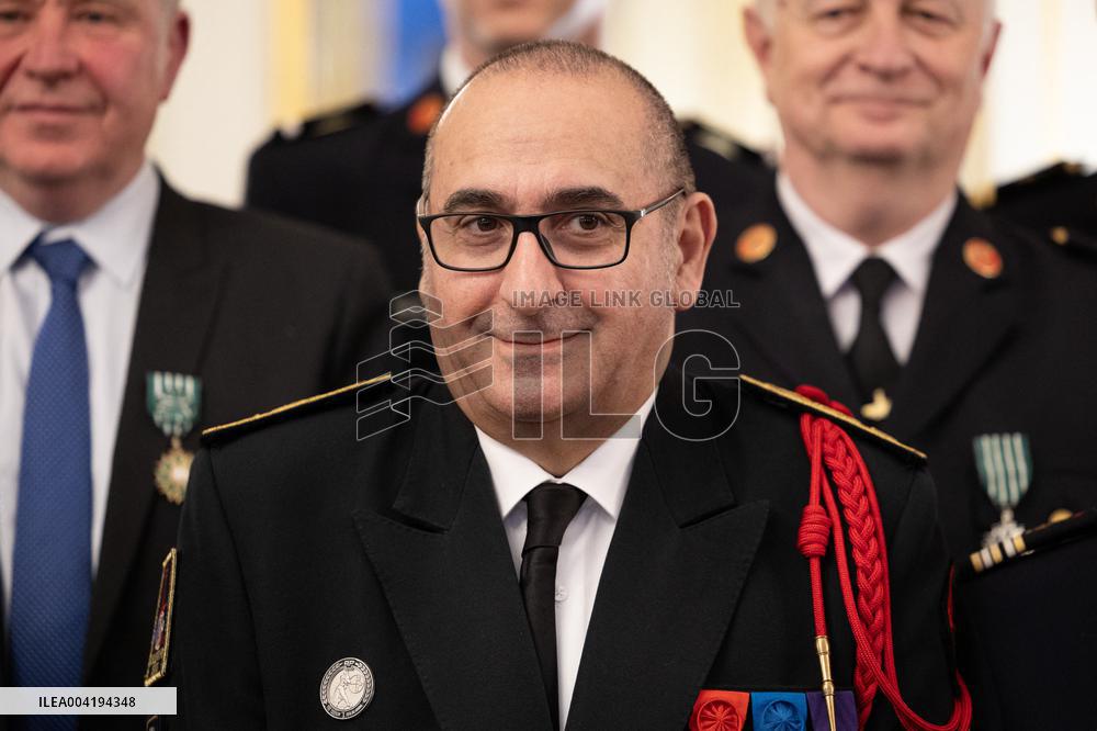 Medal Ceremony for Firefighters at the Ministry of Culture - Paris RL