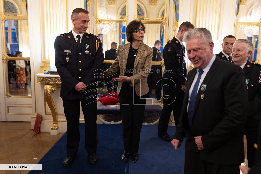 Medal Ceremony for Firefighters at the Ministry of Culture - Paris RL