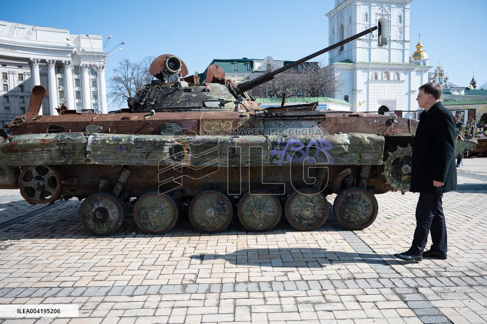 Visit of Valdis Dombrovskis to Kyiv