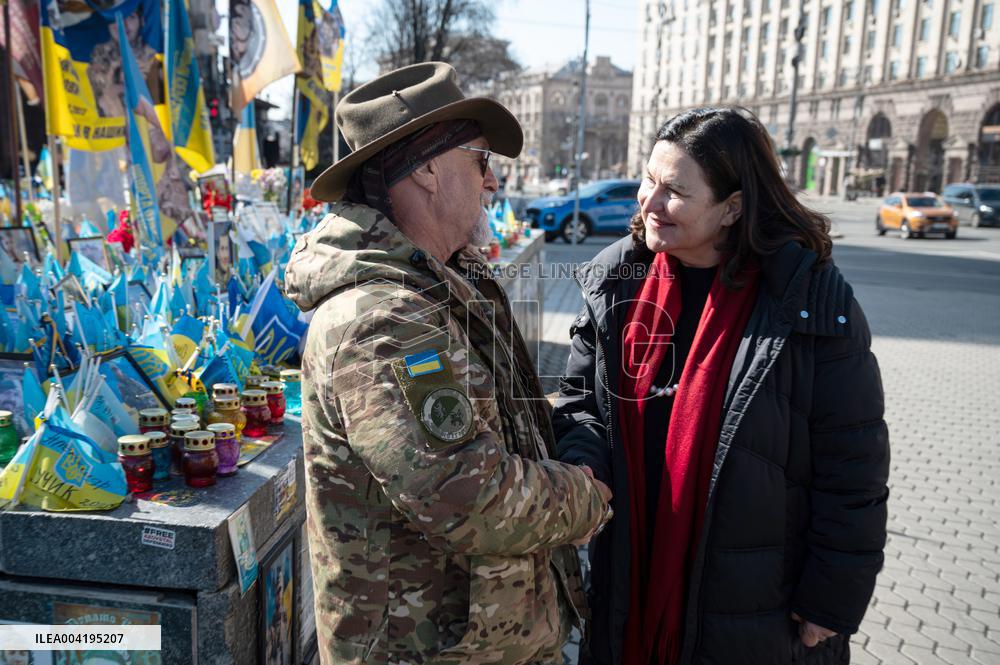 Visit of Valdis Dombrovskis to Kyiv