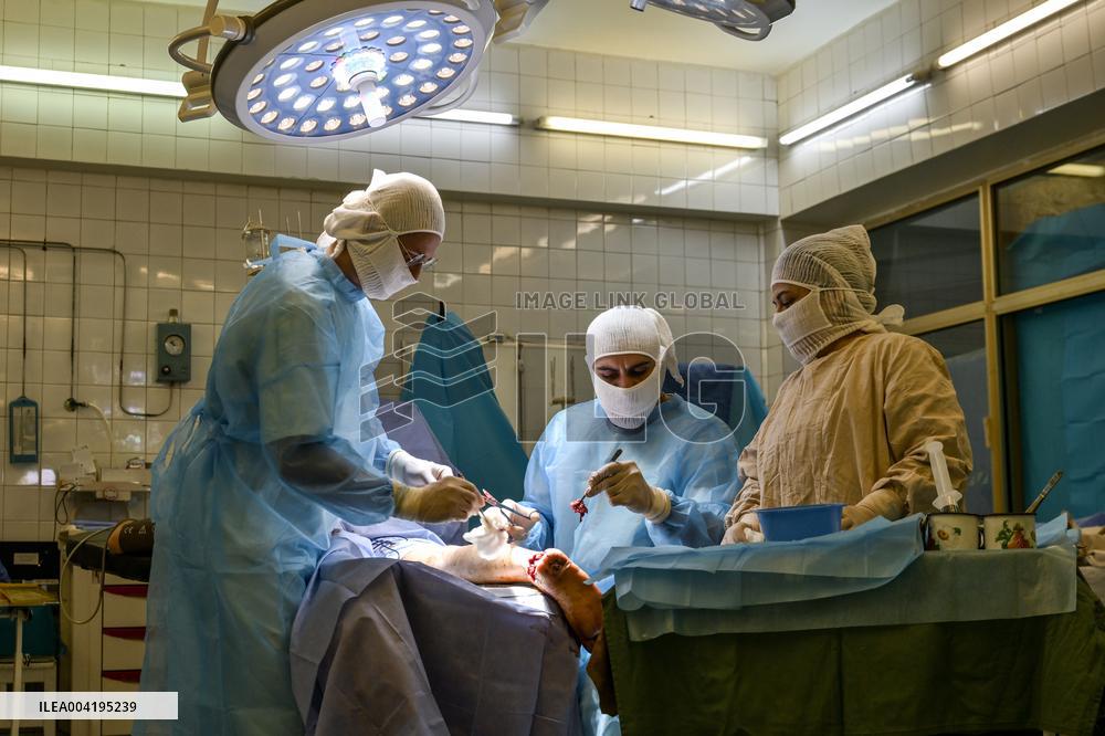 Operating unit of Mechnikov Hospital in Dnipro